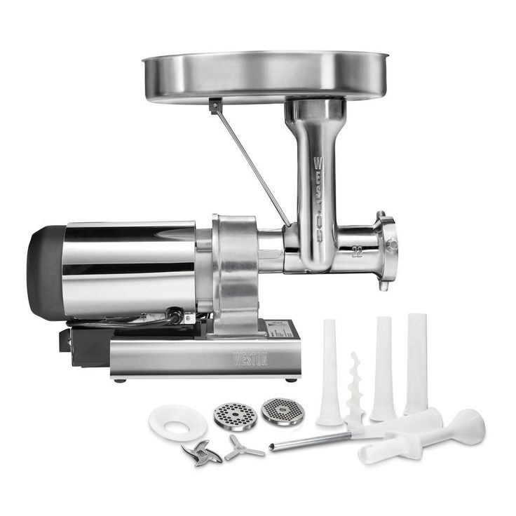 Butcher Series #12 0.75 HP Electric Meat Grinder with Sausage Stuffing Kit