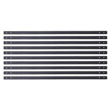 32-1/4 in. x 3/4 in. Black Pearl Matte Steel Contemporary Baluster (10-Pack) - Super Arbor