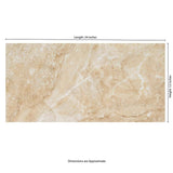 Cancun Beige 12 in. x 24 in. Glazed Ceramic Floor and Wall Tile (16 sq. ft. / case)