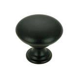 1-1/8 in. Brushed Nickel Contemporary and Modern Knob - Super Arbor