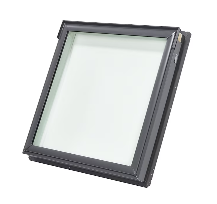 VELUX 22.5-in x 22.94-in Fixed Deck Mount Skylight with Laminated Low-e Argon Glass