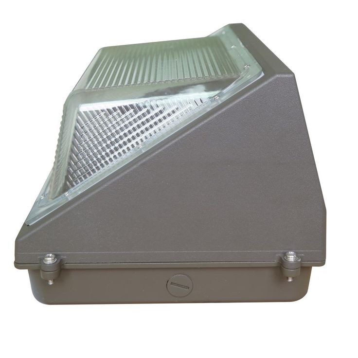 80-Watt Bronze Outdoor Integrated LED Industrial-Grade Wall Pack Light