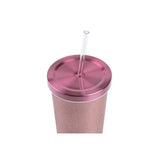 Glitter 24 oz. Stainless Steel Blush Pink Chilly Tumbler