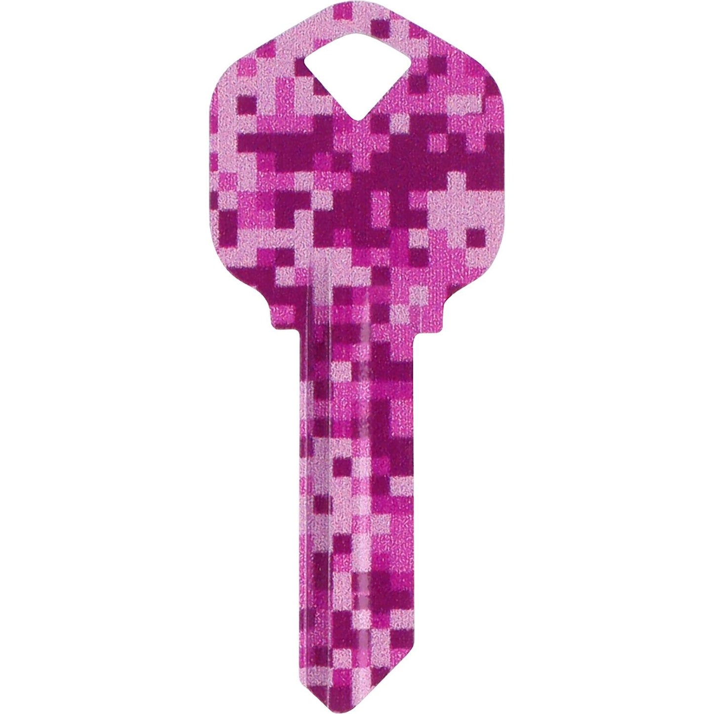 Hillman Wackey Digital Camo House/Office Universal Key Blank, Kwikset 66/KW1, Single