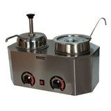 Pro-Style 6 L Ladle Pump Warmer with 2 Crocks