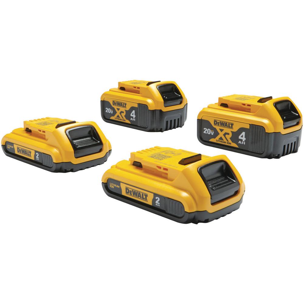 20-Volt MAX Lithium-Ion Battery Pack (4-Pack) - Super Arbor