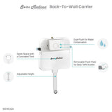 0.8/1.28 GPF 2 ft. x 4 ft. Concealed Dual Flush in Wall Toilet Tank Carrier for Back to Wall Toilet in White