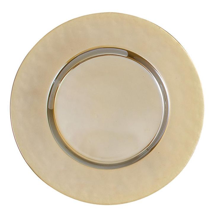 13 in. Luster Gold Glass Charger (Set of 4)