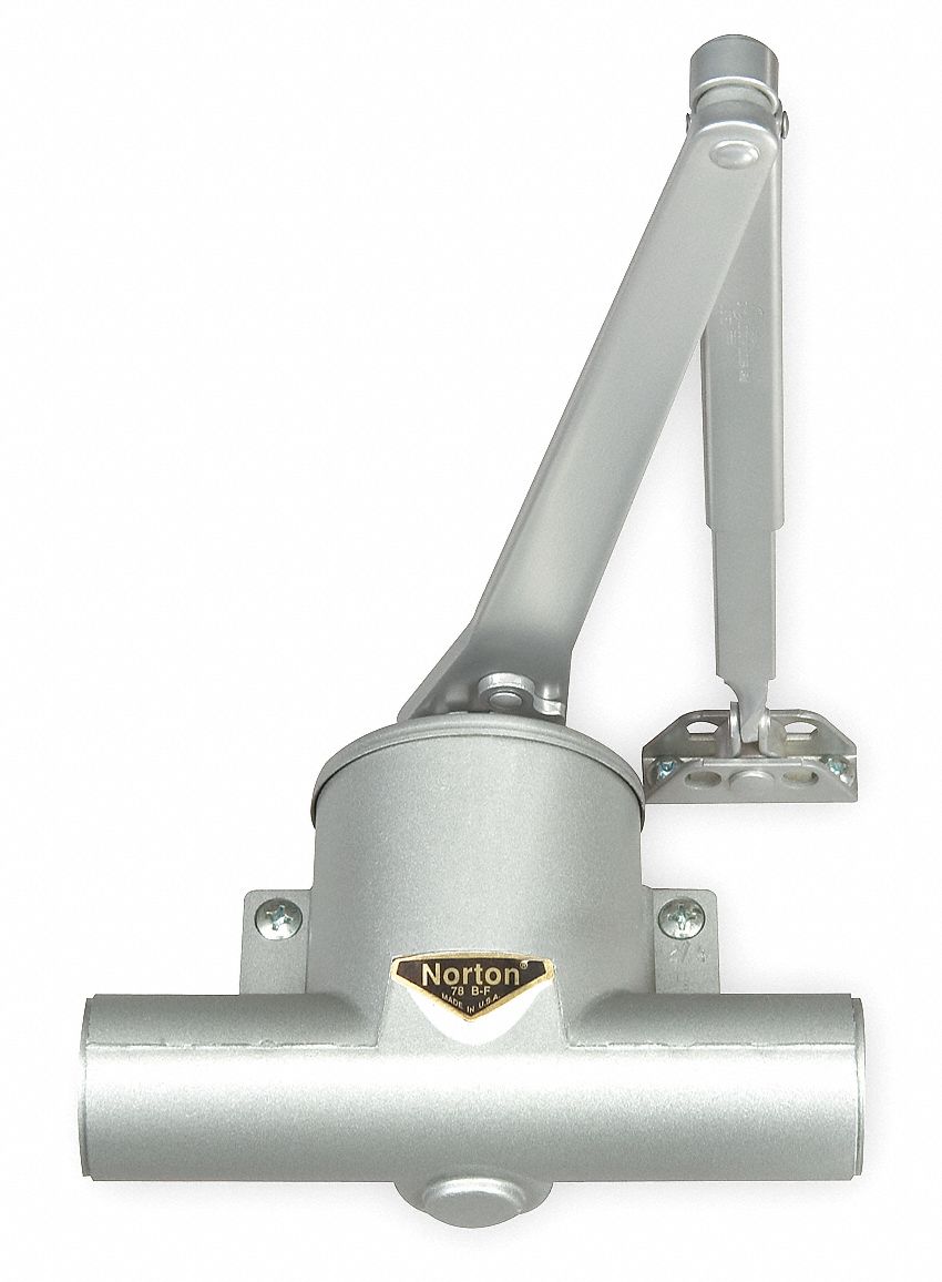 NORTON DOOR CONTROLS Heavy Duty Aluminum Door Closer, Grade 1