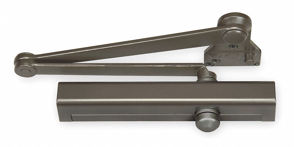NORTON DOOR CONTROLS Heavy Duty Top Frame Door Closer, Grade 1, Bronze