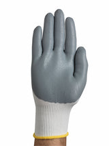 HYFLEX Foam Nitrile Coated Gloves, XS, Sandy, ANSI Level 3