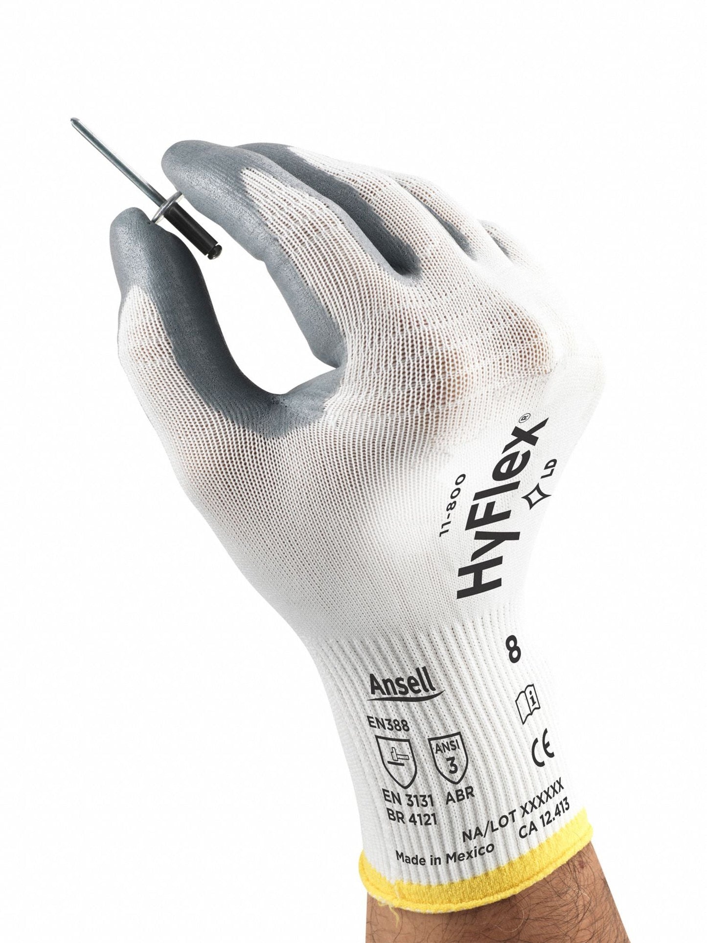 HYFLEX Coated Gloves - Foam Nitrile, Palm Dipped, ANSI Abrasion Level 3