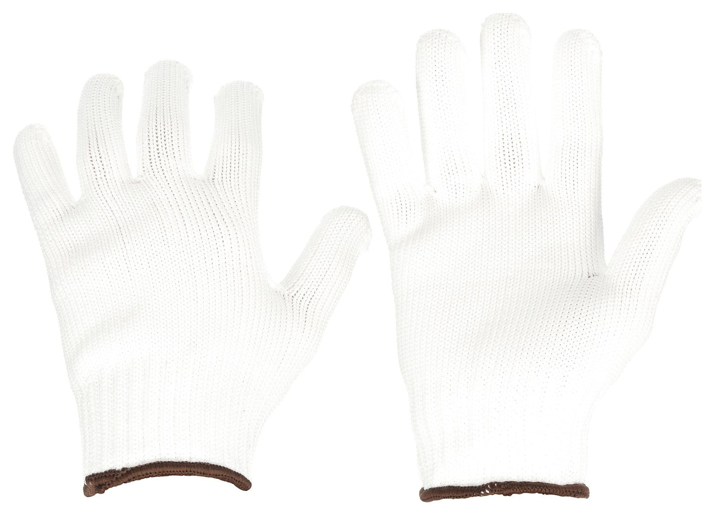 CONDOR Seamless Knit Gloves, Small, White, Uncoated