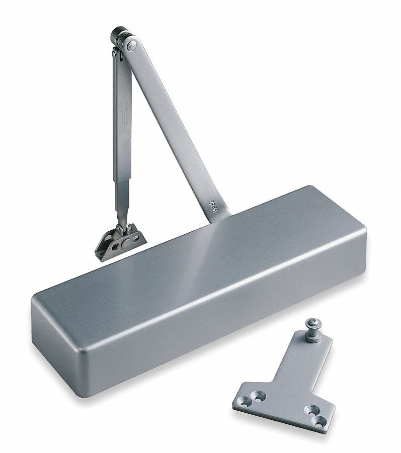 NORTON DOOR CONTROLS Heavy Duty Aluminum Door Closer, Grade 1 - Standard Mount