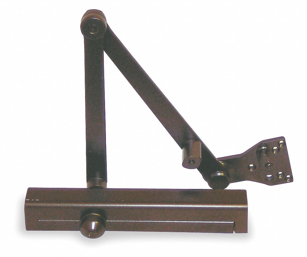 NORTON DOOR CONTROLS Heavy Duty Top Frame Door Closer, Bronze, Grade 1