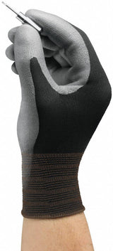 HYFLEX Lightweight Polyurethane Coated Gloves, ANSI Abrasion Level 3, Size S, 11-600 Series