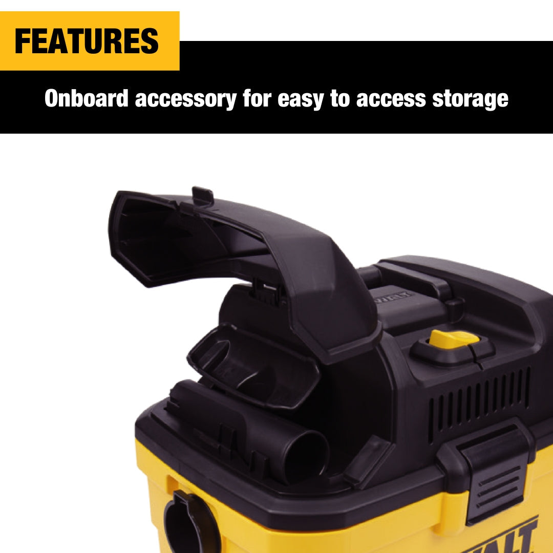 DEWALT 4-Gallon Portable Wet/Dry Shop Vacuum, 5.0 Peak HP, DXV04T