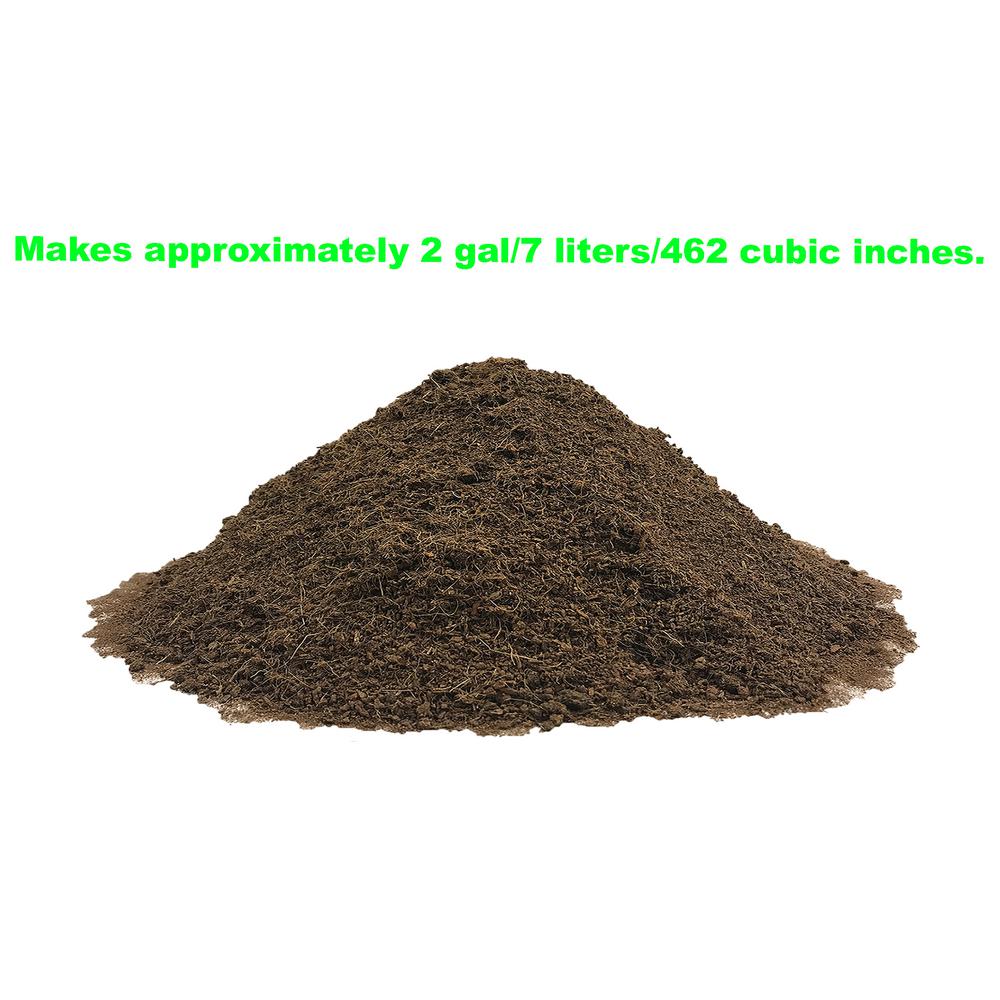 Viagrow 1.4 lbs./650 g Premium Soilless Grow Media Coconut Coir Brick