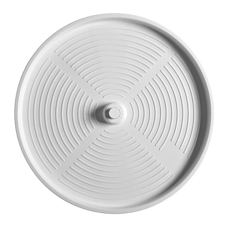 Rev-A-Shelf 2-Shelf White 24 in. Lazy Susan Full Circle Polymer