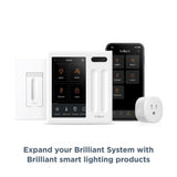 Smart Home Control (2-Switch Panel) for Amazon Alexa, Google Assistant, Apple HomeKit, Ring, Sonos and More - Super Arbor
