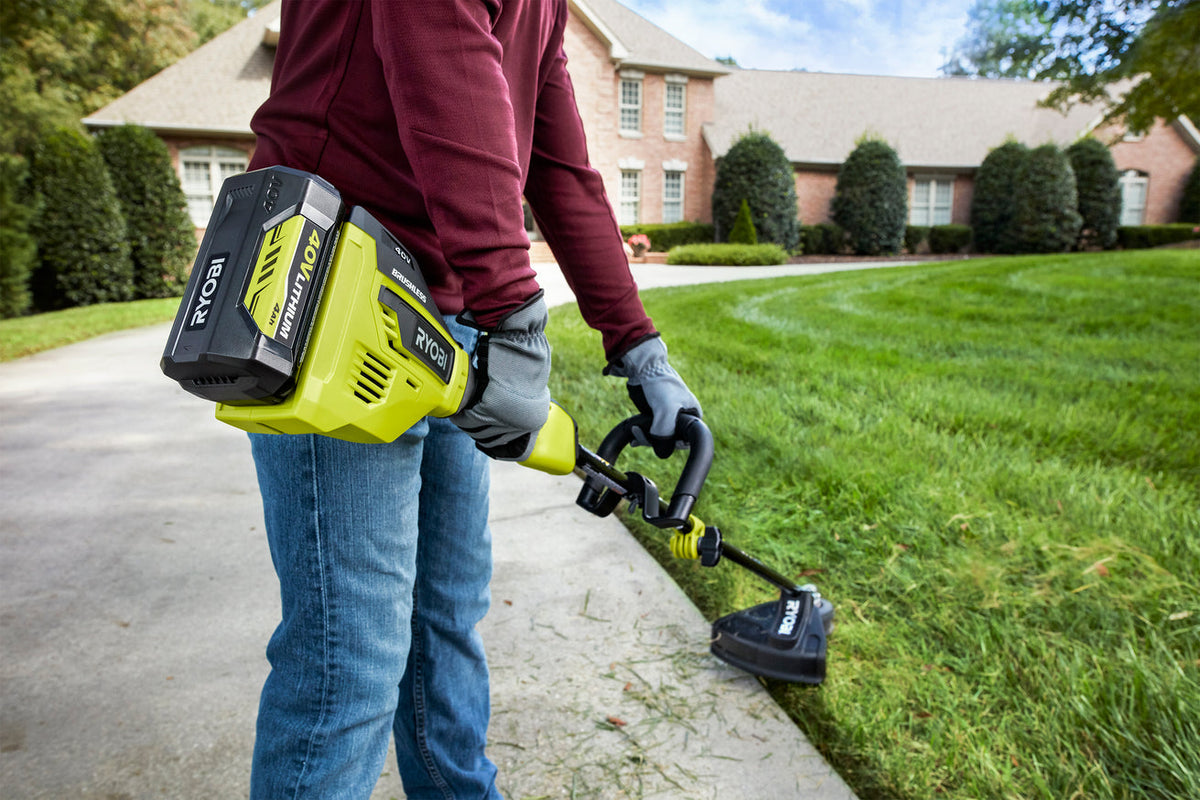 RYOBI 40-Volt Lithium-Ion Brushless Cordless Attachment-Capable String Trimmer (Tool Only)