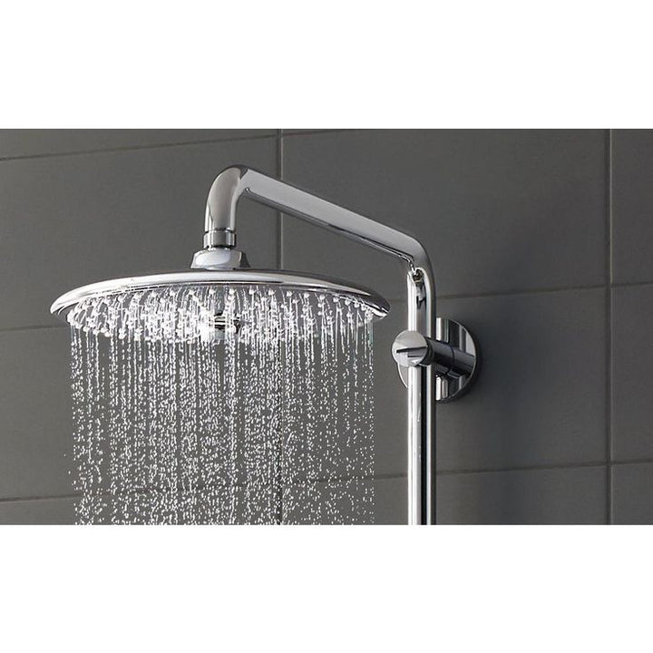 Euphoria 3-Spray 10 in. Single Ceiling Mount  Fixed Rain Shower Head in Starlight Chrome