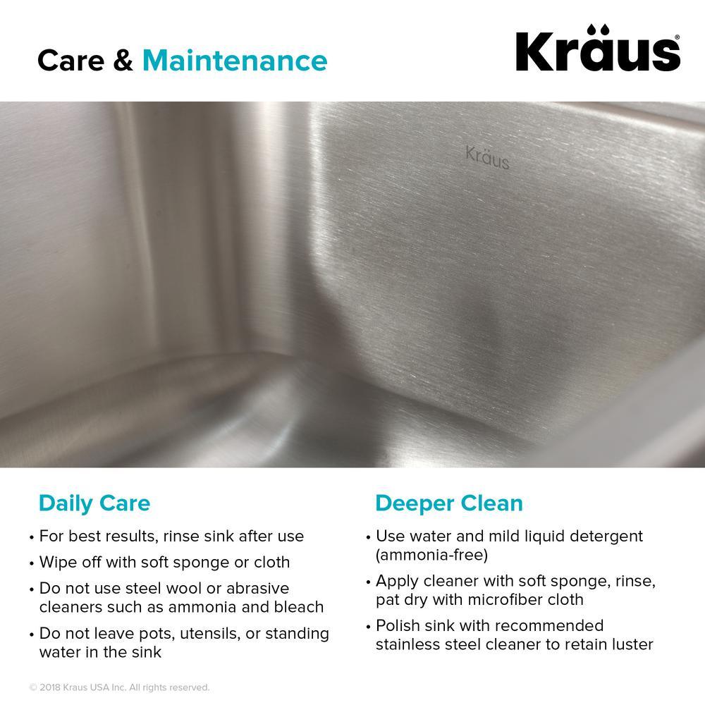 Premier Undermount Stainless Steel 32 in. 50/50 Double Bowl Kitchen Sink - Super Arbor