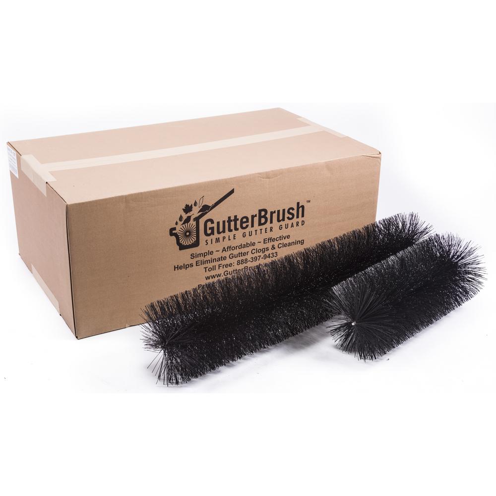 industrial 8 in. - 36 ft. Pack Max-Flow Filter Brush Gutter Guard - Super Arbor