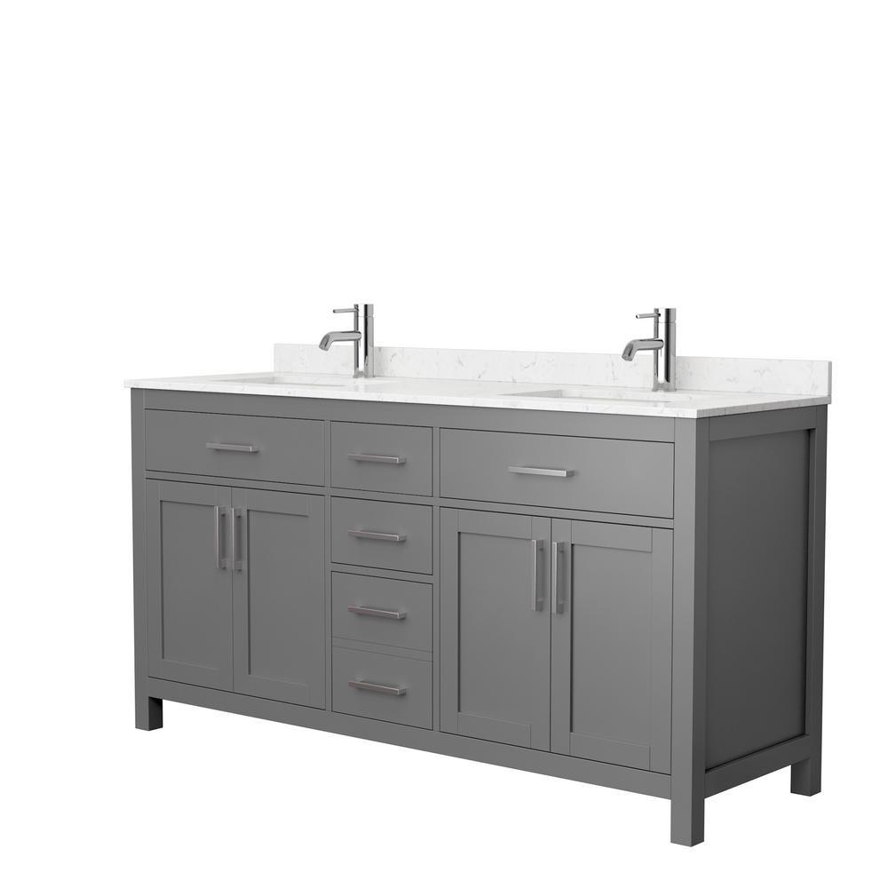 Beckett 42 in. W x 22 in. D Single Vanity in White with Cultured Marble Vanity Top in White with White Basin - Super Arbor