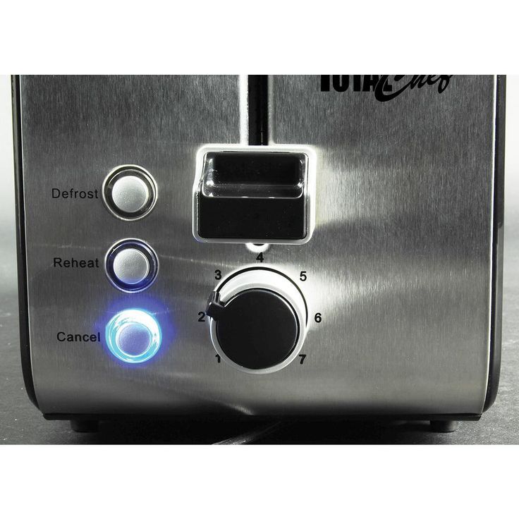 2-Slice Stainless Steel Toaster with Adjustable Browning Controls