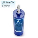 Force Field - Under the Sink 5 in. Replacement Point of Use Water Filter Capsule with Carbon