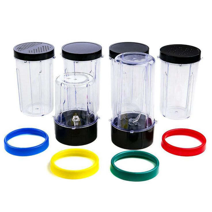 12 oz. Single Speed Clear Countertop Blender with Food Processor Attachment