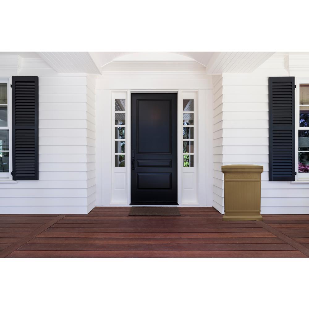 Oak Standard Vertical Architectrual ParcelWirx Delivery Drop Box - Super Arbor