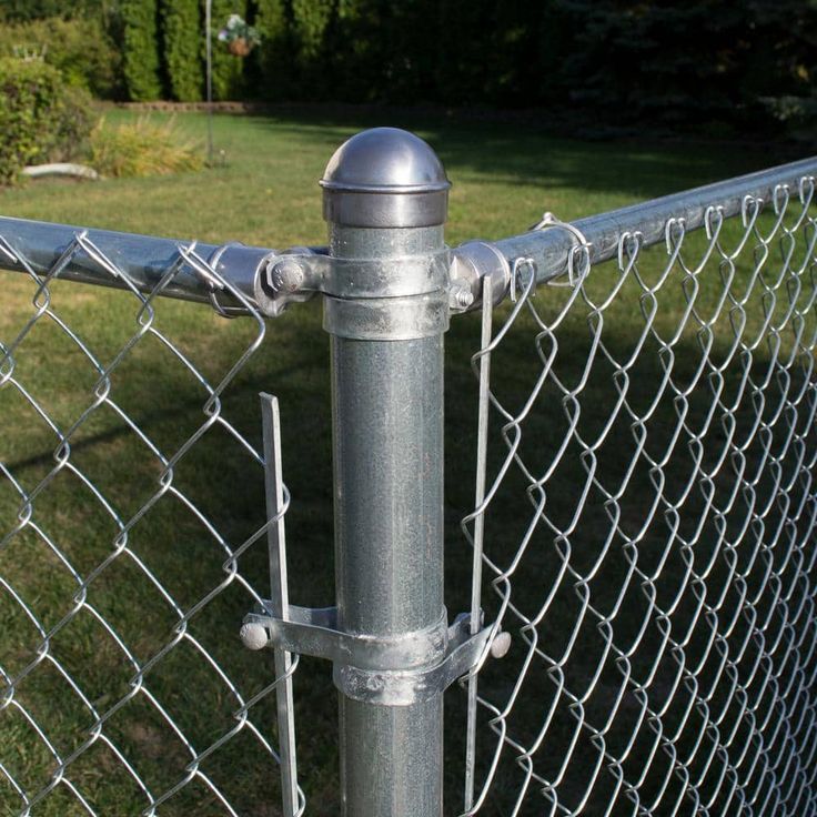 Everbilt 1-5/8 in. Galvanized Aluminum Chain Link Fence Post Cap