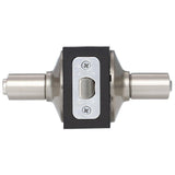 Latitude Satin Nickel Privacy Bed/Bath Door Lever (4-Pack) - Super Arbor