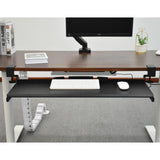 AIRLIFT 360 Clamp-On Extra-Wide Under Desk Sliding Ball-Bearing Keyboard Tray - Super Arbor