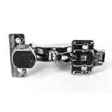 165-Degree 35 mm Full Overlay Soft Close Frameless Cabinet Door Hinges with Installation Screws (25-Pairs)