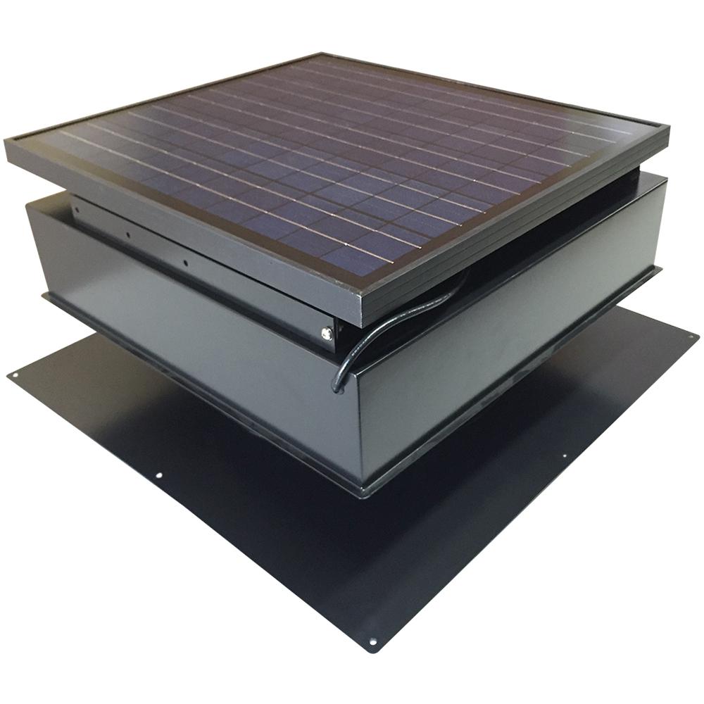 1550 CFM Powder Coated Galvanized Steel Solar Powered Attic Fan - Super Arbor
