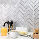 Regal Winter Magic Marble Mosaic Tile