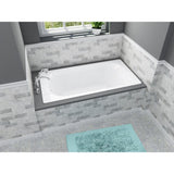 Stratford 5.5 ft. x 32 in. Reversible Drain Americast Soaking Bathtub in White - Super Arbor