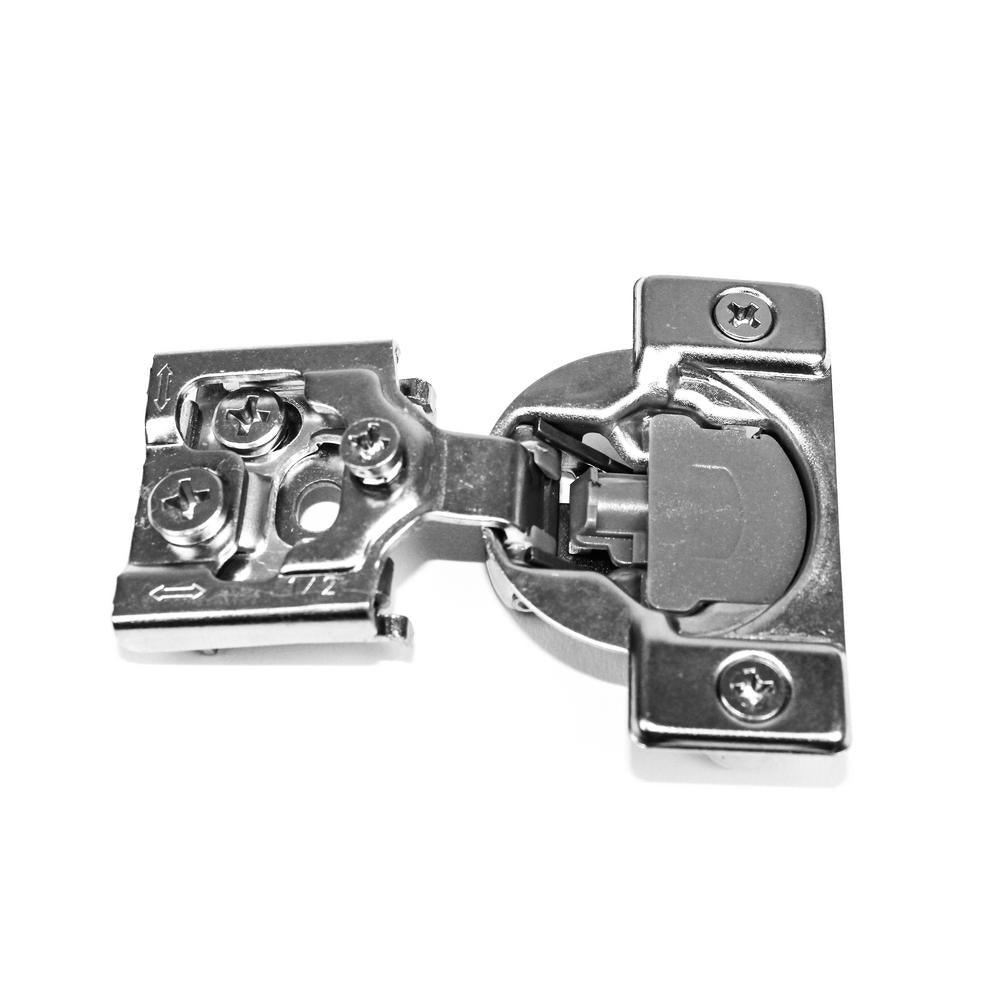 105¬∞ 1/2 in. (35 mm) Overlay with Dowel, Soft Close Face Frame Cabinet Hinges with Installation Screws (15-Pairs) - Super Arbor