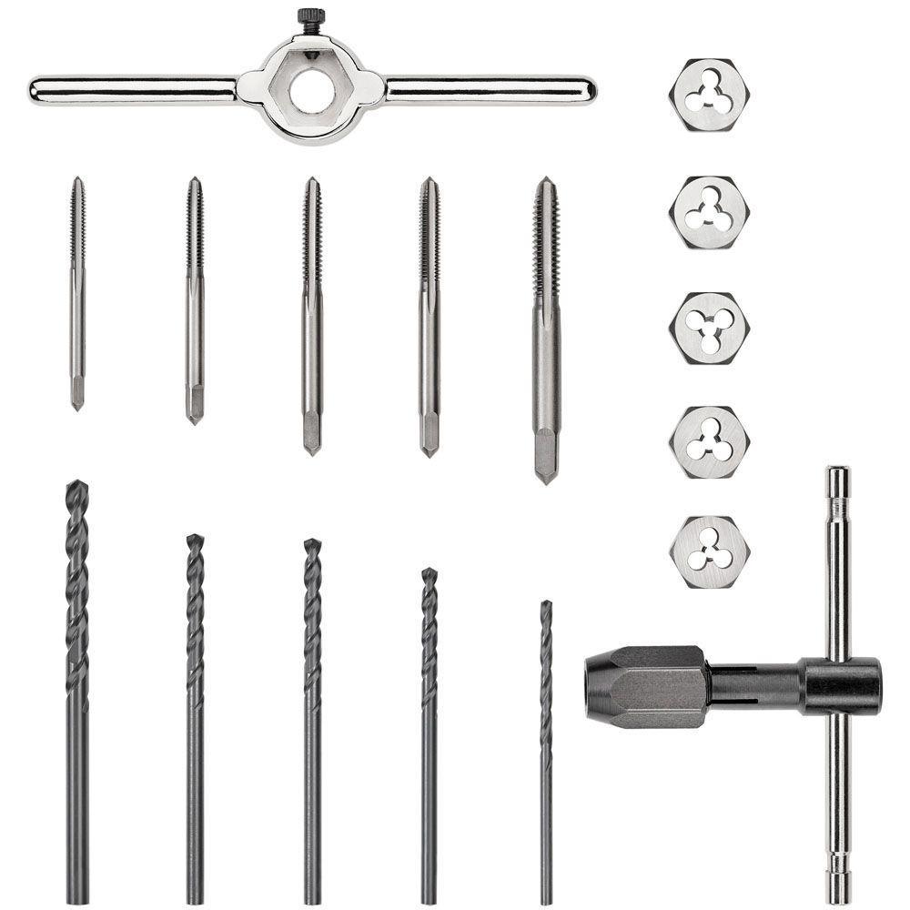 Fractional Tap and Die Set (17-Piece) - Super Arbor
