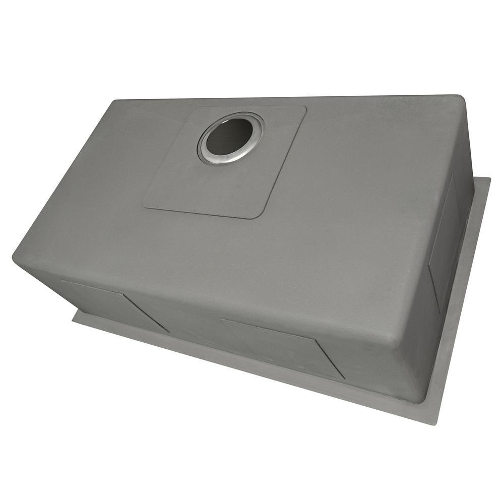 Undermount Stainless Steel 32 in. Single Bowl Kitchen Sink 16-Gauge - Super Arbor