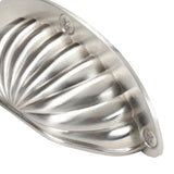 2-1/2 in. (64mm) Center-to-Center Satin Nickel Fan Cup Drawer Pull