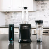 Nutri Ninja 24 oz. 2-Speed Dark Grey Blender with FreshVac Technology