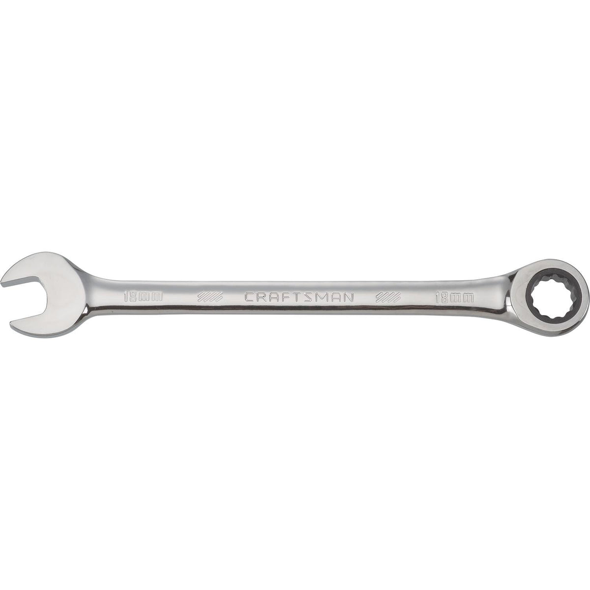 Craftsman 18 mm 12 Point Metric Ratcheting Wrench, 9.1 in. Length
