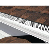 3 ft. Snap-In White Gutter Guard - Super Arbor
