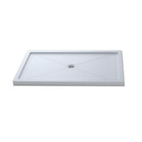 Jade 36 in. x 48 in. Single Threshold Shower Base in White - Super Arbor