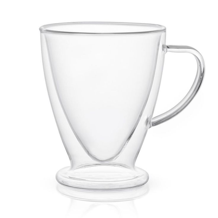 Declan 15 oz. Double Wall Insulated Coffee Glasses (Set of 4)