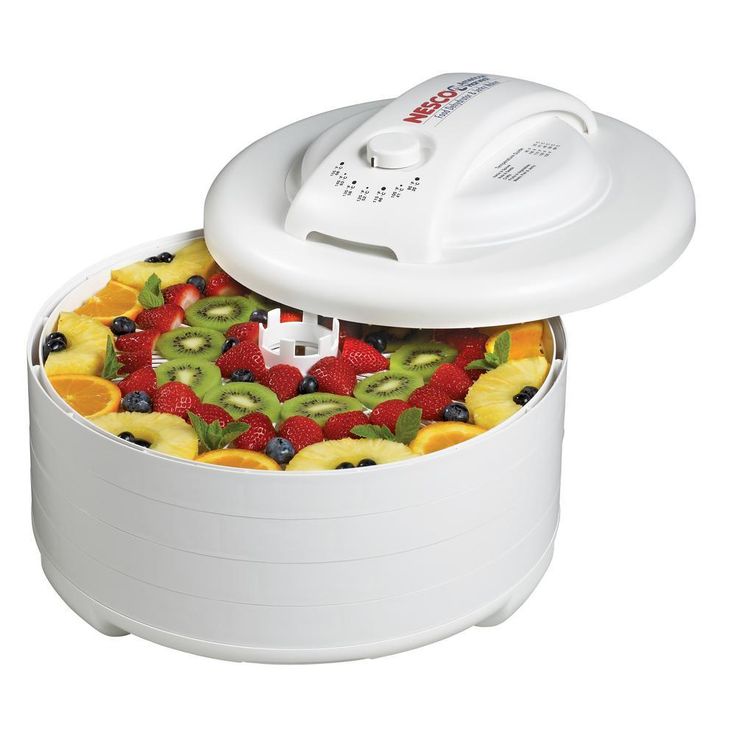 Snackmaster Encore 4-Tray Expandable White Food Dehydrator